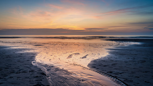 North Sea beach - Sunset
