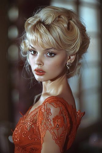 glamour girl retro look