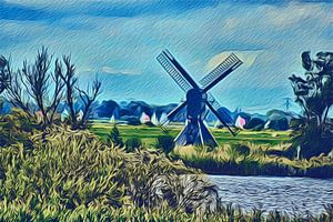 Molen aan het water
