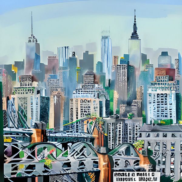 New York City Imagination IV par Caroline Boogaard