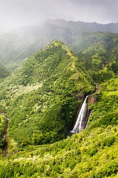 Manawaiopuna Falls op Kauai van Dirk Rüter