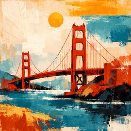 Golden Gate im Farbenspiel von ButterflyPix