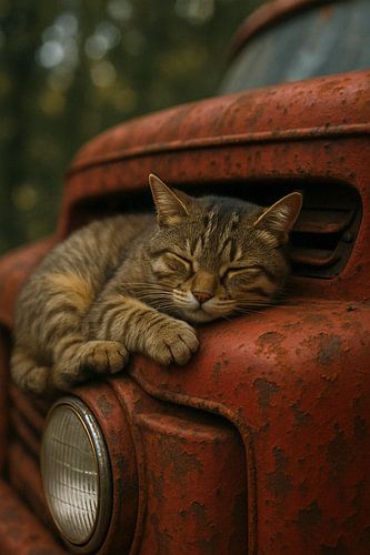 De poes en de pick-up, rust roest