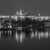 Prager Burg und Karlsbrücke am Abend - Prag, Tschechische Republik - 12 sur Tux Photography