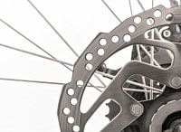 Close up van een fiets
