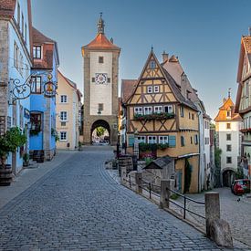 Plölein, Rothenburg ob der Tauber, Deutschland von Vincent de Moor