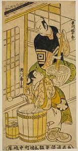 Torii Kiyomasu II - The Actor Ichikawa Danjuro II as Kenkaya Gorouemon