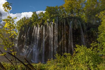 Nationaal Park Plitvicemeren, Kroatië. Panoramafoto