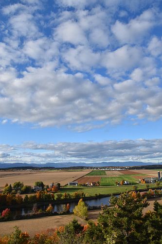 Boerderijen in de herfst
