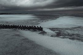 Lahnung im Winterwattenmeer von Reblick