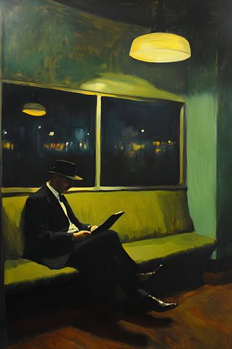 Solitair lezen tijdens het reizen