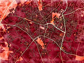 Map of Marl with the style 'Amber Autumn' by Maporia