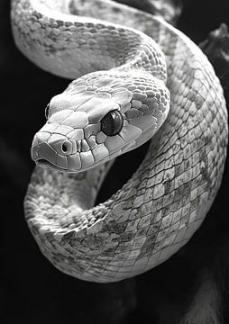 The Whispering Danger: A snake in silent attack