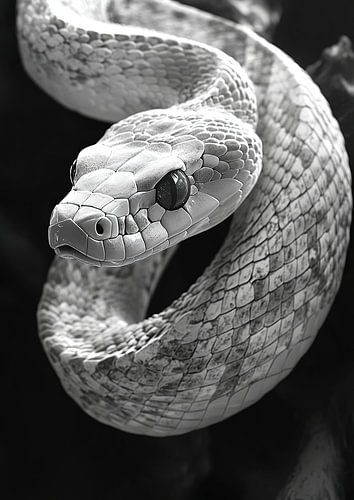 Het fluisterende gevaar: een slang in stille aanval