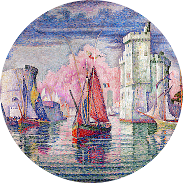Entree van de haven van la Rochelle, Paul Signac, 1921 van Atelier Liesjes