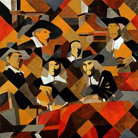 The Steel Masters, abstract by Marlouke San Giorgi