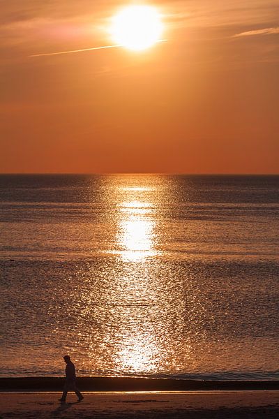 Zonsondergang op Sylt 1 van Marc Heiligenstein