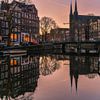 Sunrise in Amsterdam by Romy Oomen
