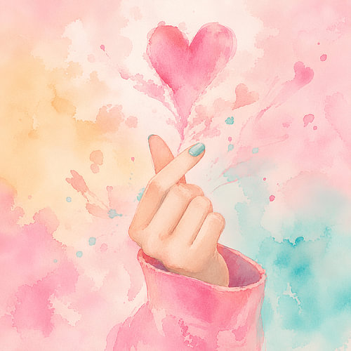 Korean Finger Heart
