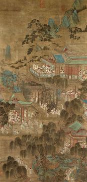 Tirages d'art chinois, servantes dans les palais chinois