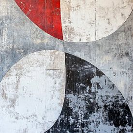 Farbkontrast | Rote Kreise von Zen und Mehr