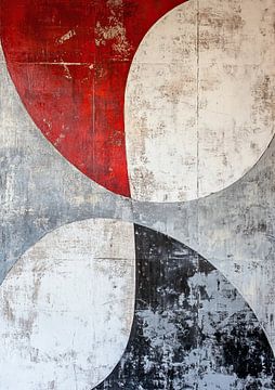 Farbkontrast | Rote Kreise