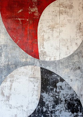 Farbkontrast | Rote Kreise von Zen und Mehr