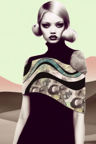 Portrait moderne / collage