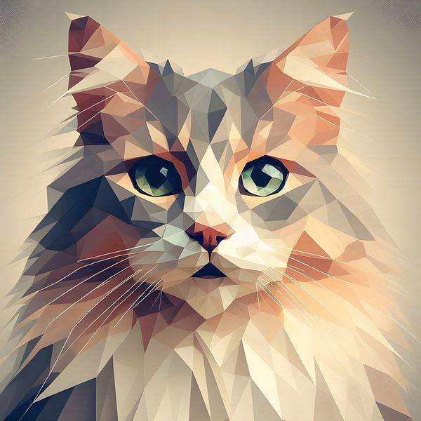 kat Heilige Birmaan polygoon van Jessica Berendsen