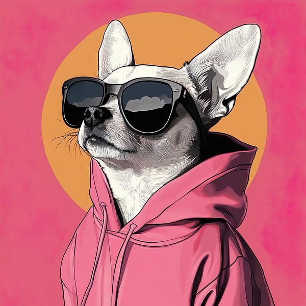 Cooler Chihuahua von Lauri Creates