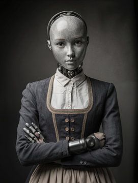 Le geste de l'assurance apprise sur Klaus Tesching - Art-AI