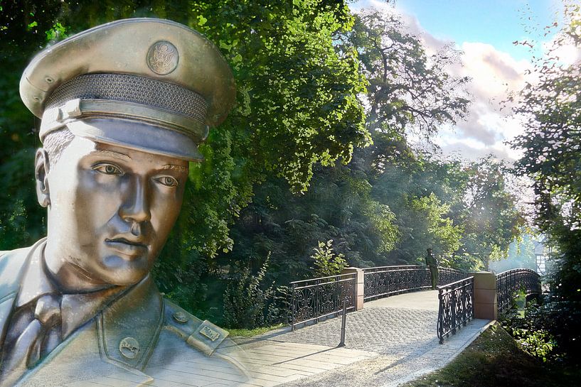 Elvis in Bronze von Ad Hermans