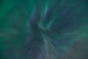 Noorderlicht, Aurora Borealis aan de nachtelijke hemel