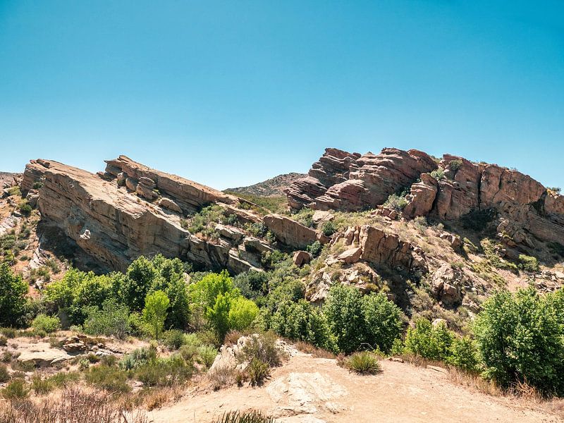 Vasquez-Nationalpark mit einer marsähnlichen Landschaf. von Marc van den Elzen