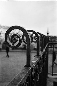 Montmartre, Paris, blanc-noir sur Erik van Rosmalen