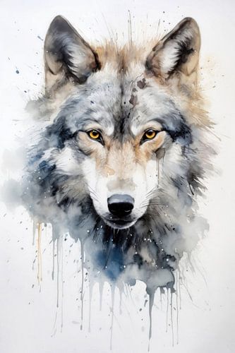 Wolf illustratie
