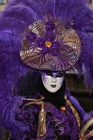 Purple Venetian Carnival