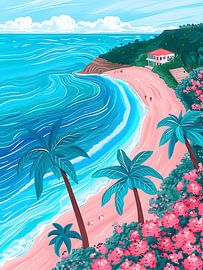 Der rosa Strand von Gypsy Galleria