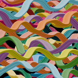 Wavy Ribbons van Marjolein van Buitenen