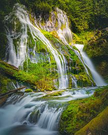 Panther Creek Falls, Washington State van Henk Meijer Fotografie