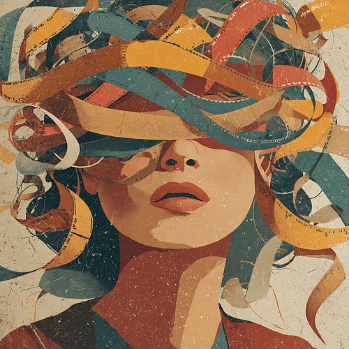 Portret Weven van herinneringen uit filmstroken