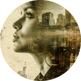 Stille reflectie van Klaus Tesching - Art-AI