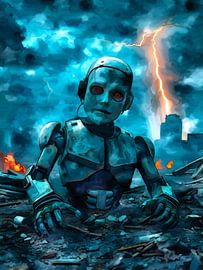 The End of Humanity - A Vision of AI's Final Triumph by The Art of Mark Fischer