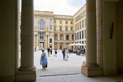 Schlüterhof in het nieuw gebouwde Humboldt Forum