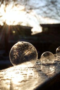 Frozen soapbubbl