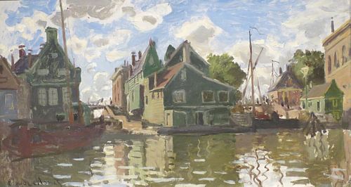Kanaal bij Zaandam, Claude Monet