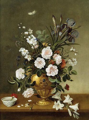 Stilleven met bloemen, Pedro de Campróbin
