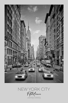 In focus: NEW YORK CITY 5th Avenue Traffic by Melanie Viola