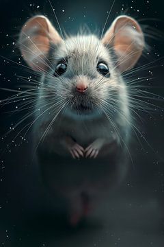 muis portret van Egon Zitter