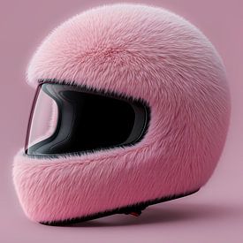 Pluche Motorhelm van Adje Photography